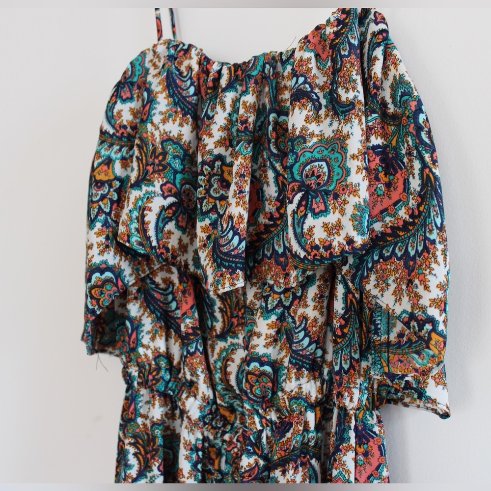 paisley sleeveless jumpsuit